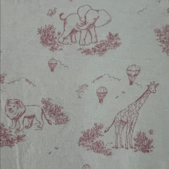 Janie and Jack White Infant Bodysuit with Pink Animal Pattern Snap Closure 0-3M - Picture 9 of 16